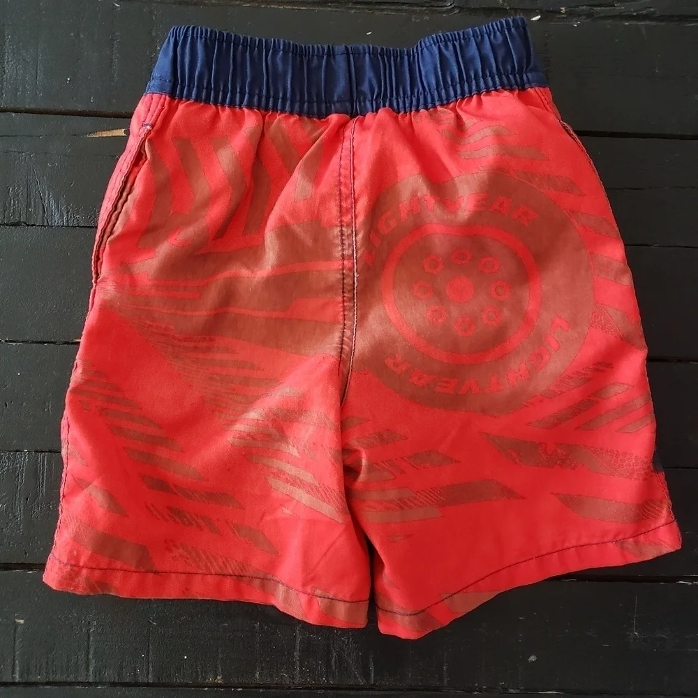 Disney Pixar Cars Baby Boy 18 Months Swim Trunks Shorts Red Movie Characters